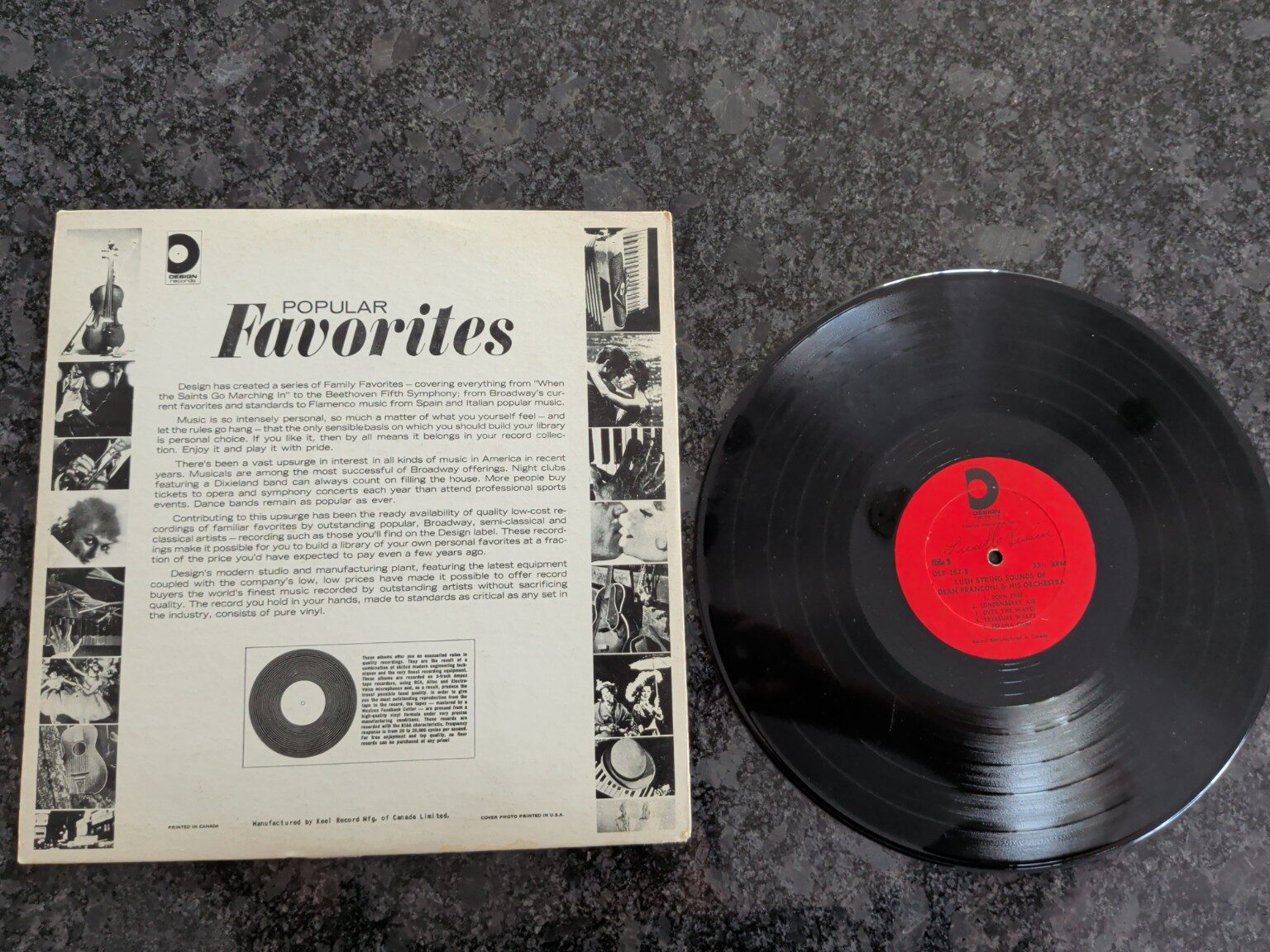Dean Franconi & His Orchestra – Lush String Sounds – Vinyl Record – VG+ - Image 2
